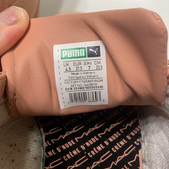 MAC Puma colab tennies pink nude - Picture 9 of 12